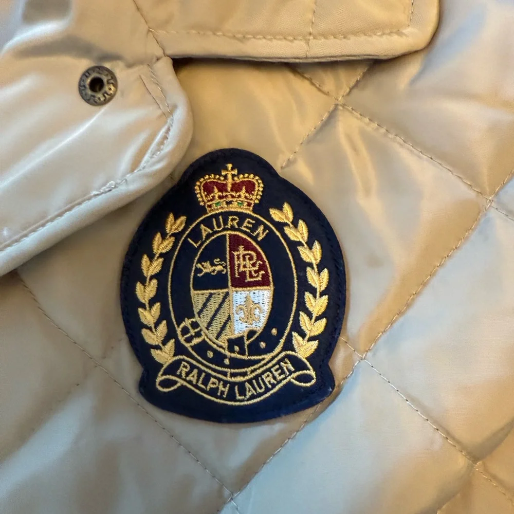 Ralph Lauren Quilted Tan Jacket XL - Picture 4 of 10